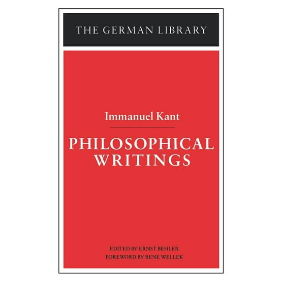 German Library Philosophical Writings: Immanuel Kant, (Paperback)