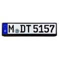 thumbnail image 1 of German License Plate (Munich) with Mounting Frame, 1 of 6