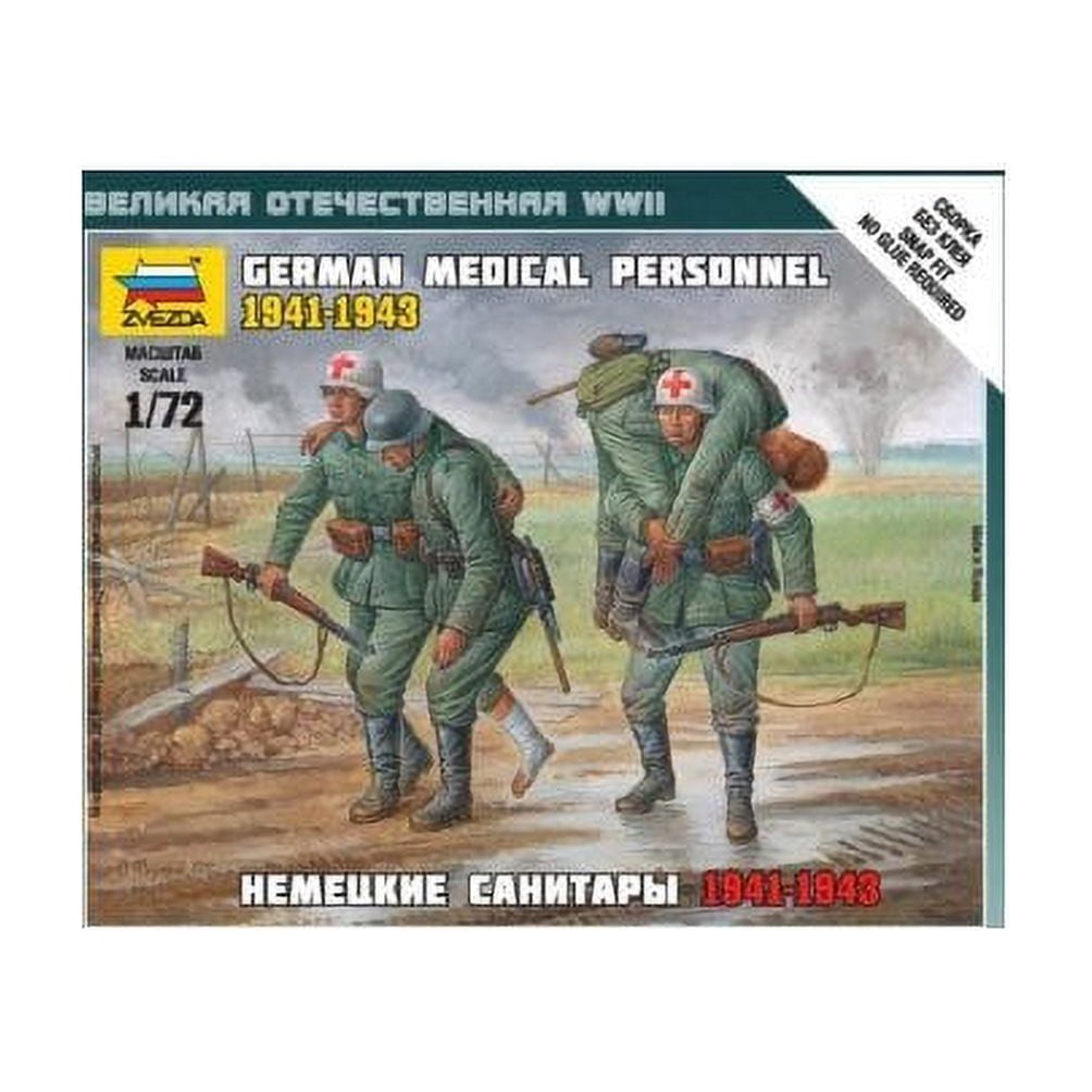 Zvezda 1/72 Scale German Medical Unit Building Model Kit (1941-1943) - View #8