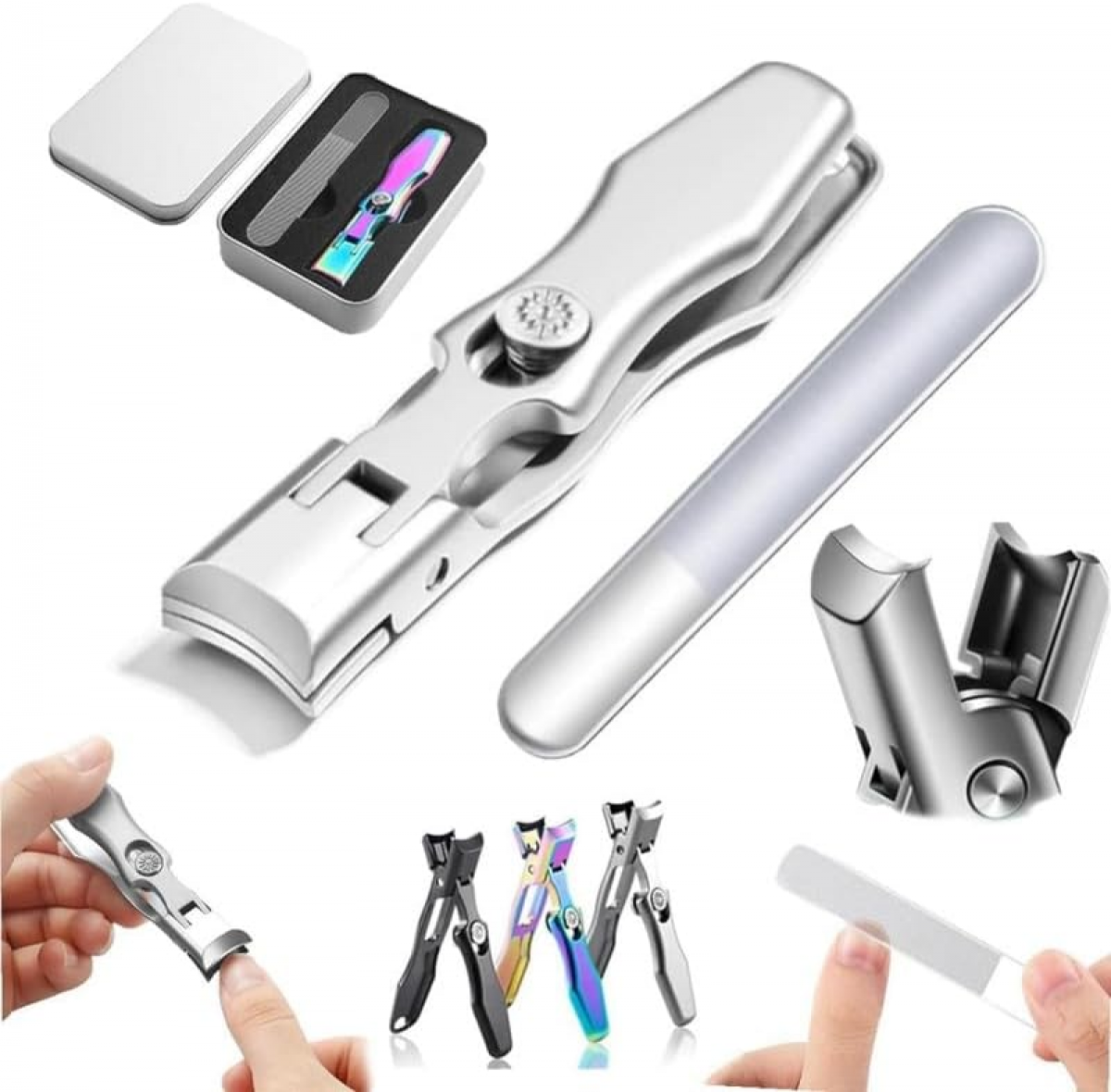 German Grip Nail Clippers for Men,2024 New Upgrade The Luxurious Ultra