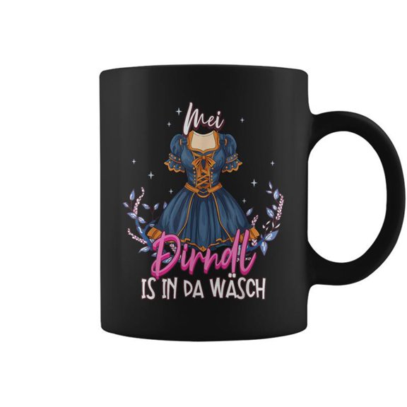 German Oktoberfest My Dirndl Is In The Wash Coffee Mugs