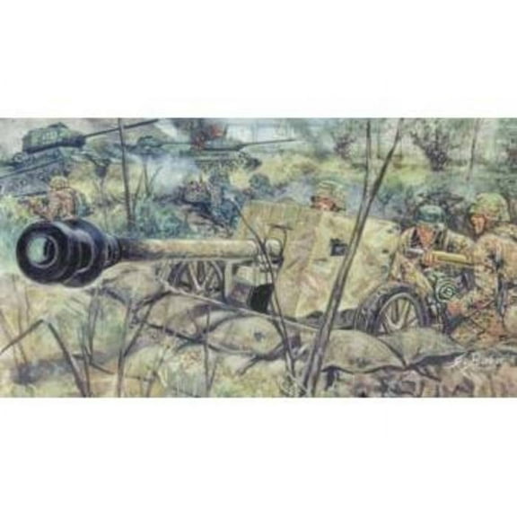 German PAK40 AT Gun w/Crew New