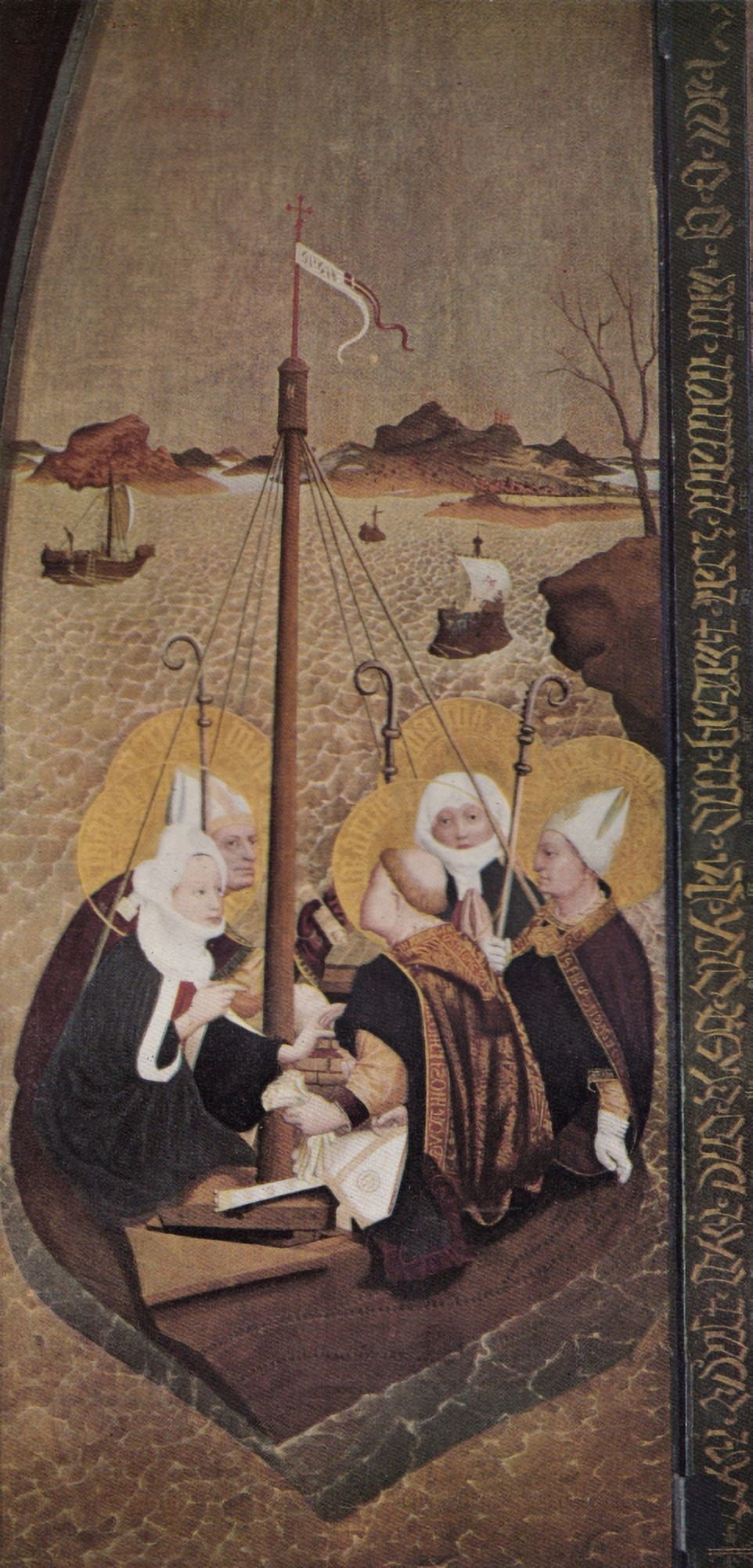German Painting The Passage of the Saints 1431 Canvas Art - Lukas Moser (18 x 24)