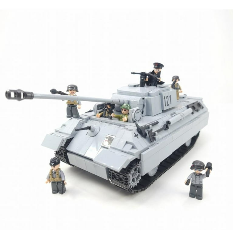 Brick Toy Heavy Gustav Railway Gun WW2 with 3 Soldiers – The Brick