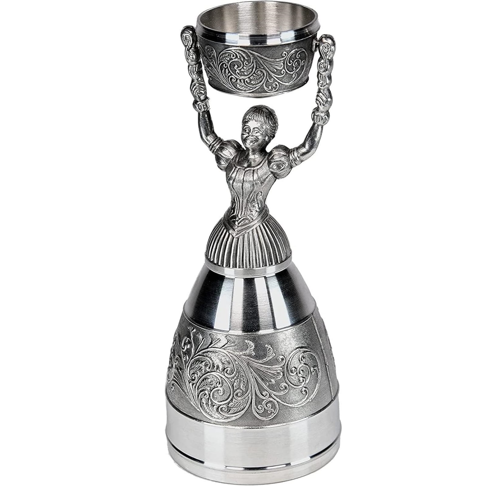 German Pewter Nuernberg Bridal Wedding Cup Toasting Wine Glass