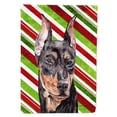 thumbnail image 1 of German Pinscher Candy Cane Christmas Flag Canvas House Size, 1 of 2