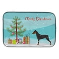 thumbnail image 1 of German Pinscher Merry Christmas Tree Dish Drying Mat, 1 of 1