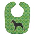 thumbnail image 1 of German Pinscher Shamrocks  Baby Bib, 1 of 3