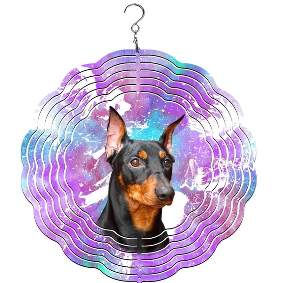 German Pinscher Wind Spinner