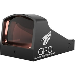 German Precision Optics SPECTRA REFLEX DOT 22x16mm Red Dot Sight, 3 MOA, Black M