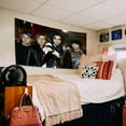 thumbnail image 1 of German Rock Band Poster Printed Wall Hanging Tapestries Tokio Hotel Bedcrop Background Cloth Home Decorations, 1 of 5