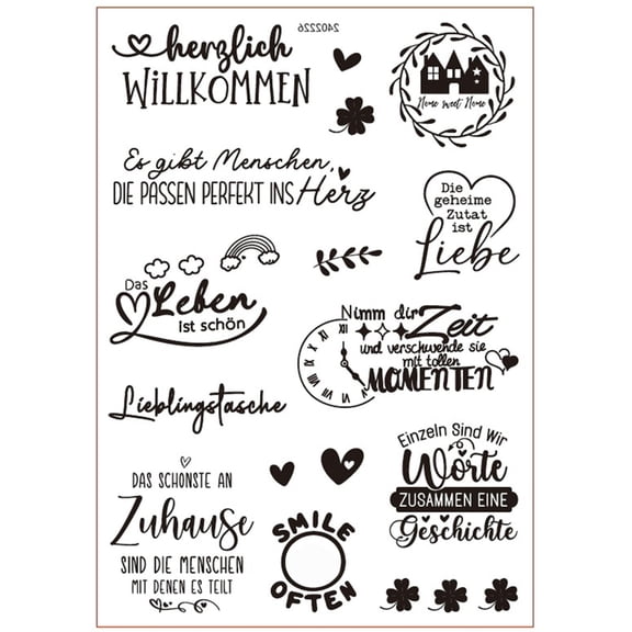 German Rub On Sticker Water Transfer Candle Sticker for Candle Ceramic Cup Glassware Wood Furniture Art Craft Decoration