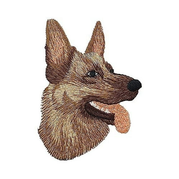 German Shephard, Dog, Pets, Animals, Embroidered, Iron-on Patch