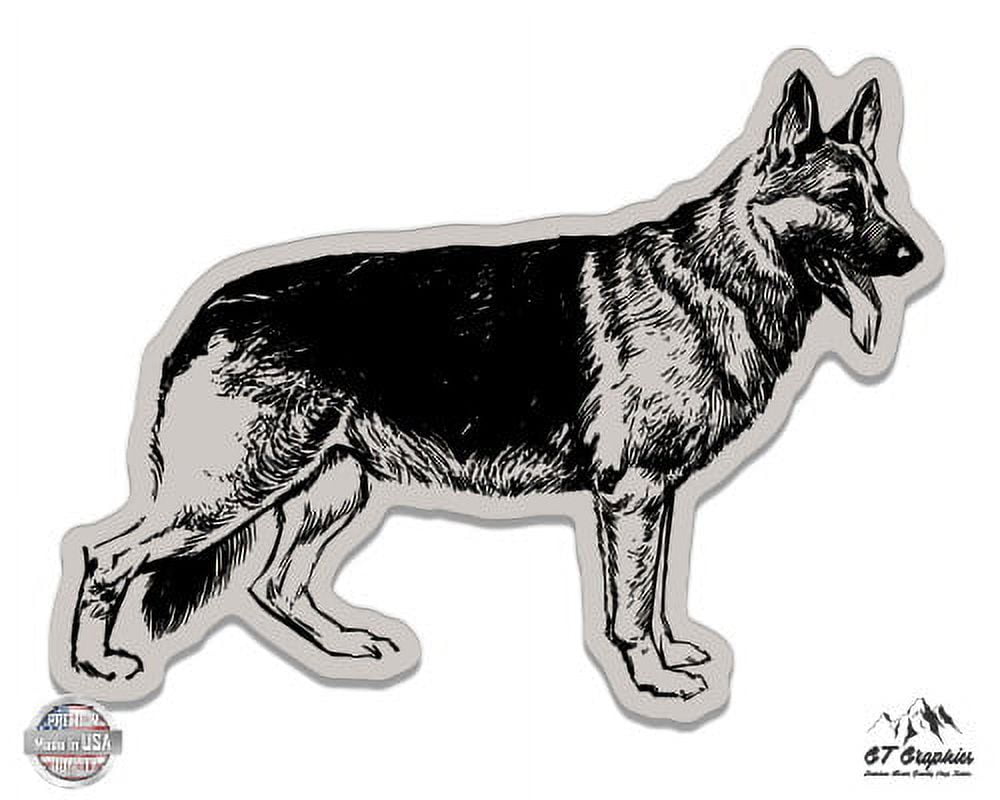 Dutch Shepherd Dog Vinyl Sticker – 5 Inch Waterproof Decal For Car, Laptop, Window, Bumper