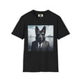 thumbnail image 1 of German Shepherd Agent Dog Single Image of Dog Unisex Softstyle T-Shirt, 1 of 10