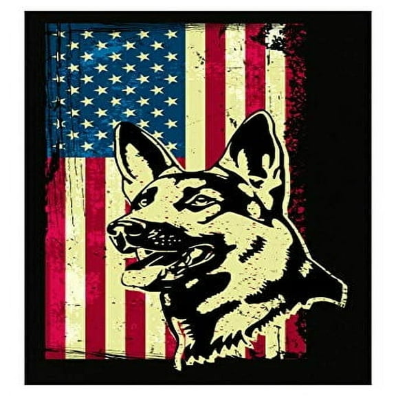 German Shepherd Poster - Wall Decor Gift