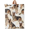 thumbnail image 1 of German Shepherd Blanket, Dog-Themed Fleece Throw with German Shepherd Design, Soft Cozy Lightweight Blanket, for Dog Lovers, 60x80 in,Decor, 1 of 6