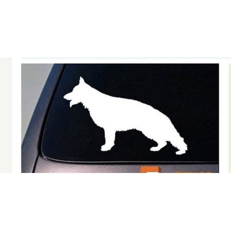 German Shepherd Decal Sticker Vinyl K9 Dog Window Laptop Police Malinois 6" *A065*