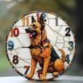 thumbnail image 1 of German Shepherd Decorative Wall Clock Unique Design 10-Inch Silent Wooden Wall Clock, Battery Operated (AA Batteries Not Included), Artistic Home Decor, 1 of 7