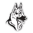 thumbnail image 1 of German Shepherd Dog - 8" Vinyl Sticker - For Car Laptop I-Pad - Waterproof Decal, 1 of 1