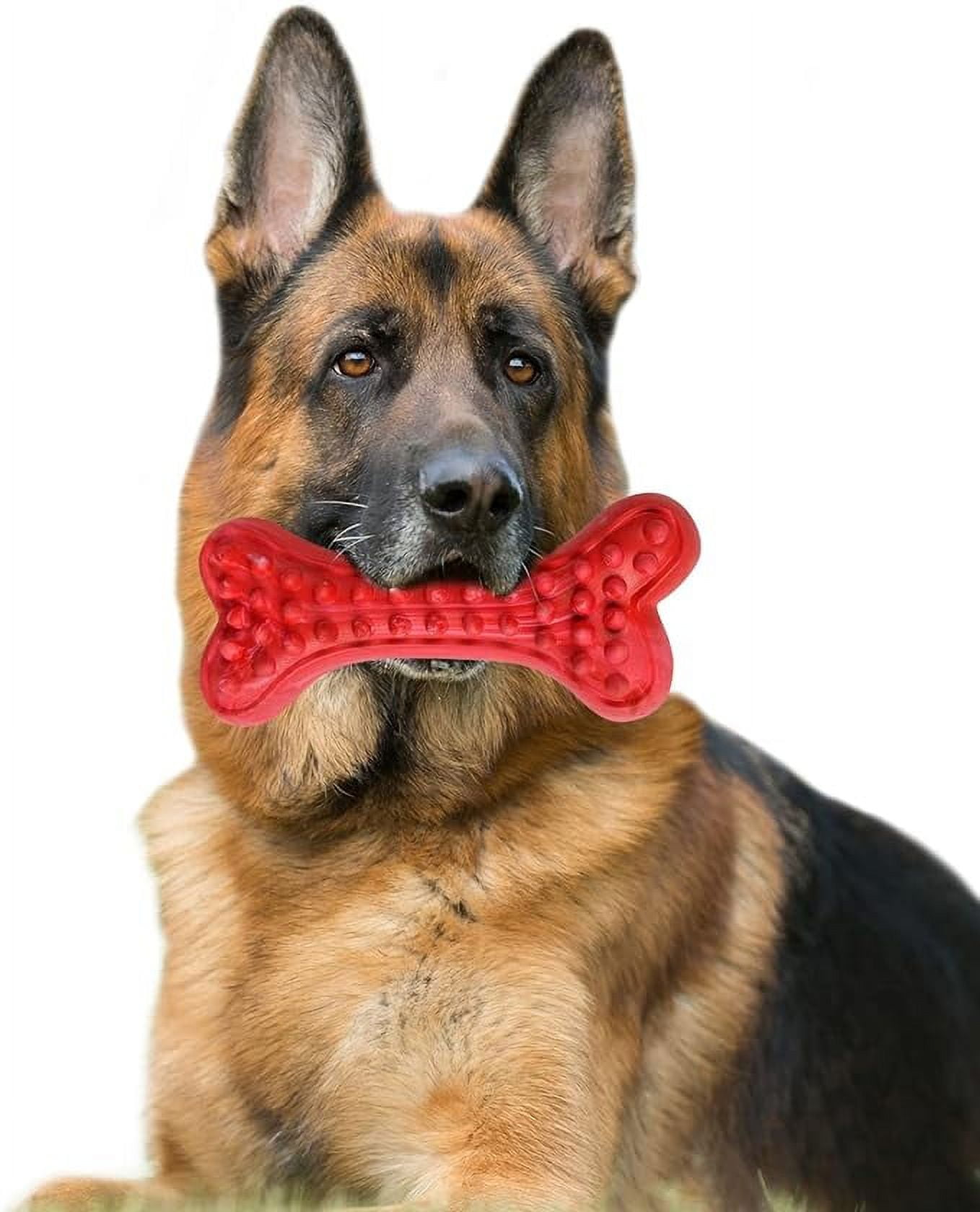 Flavored rubber top dog bones