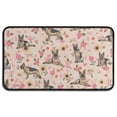 thumbnail image 1 of German Shepherd Dog and Flower Door Rugs,Washable Non Slip Door Mats Indoor,Decorative Door Mats,Entry Mat Indoor for Entrance,Bedroom,Kitchen,Bathroom,30"x17", 1 of 6