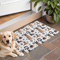 thumbnail image 1 of German Shepherd Dog and Footprint Door Rugs,Washable Non Slip Door Mats Indoor,Decorative Door Mats,Entry Mat Indoor for Entrance,Bedroom,Kitchen,Bathroom,16"x24", 1 of 6