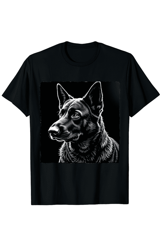 German Shepherd Dog Gift Lover for Dog Mom Dad Graphic Crew Neck Short Sleeve T-Shirts (Men's, Women's)