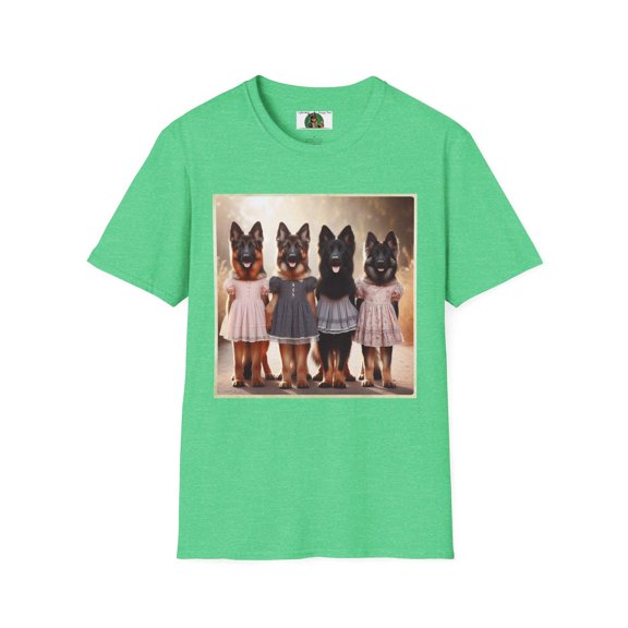 German Shepherd Dog Girls Unisex Softstyle T-Shirt