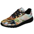 thumbnail image 1 of German Shepherd Dog Happy EaStr Shoes Sneakers Black Size 11, 1 of 7