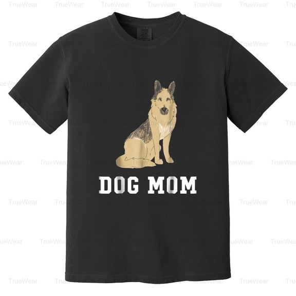 German Shepherd Dog Mom, Mothers Day, Alsatian, Pet Owner, Mama, Love Comfort Color T-Shirt Unisex, up to 4XL