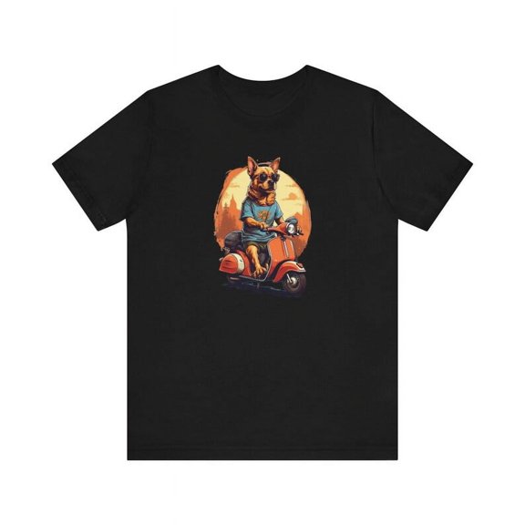 German Shepherd Dog Mom Rescue Graphic Design T-Shirt