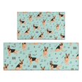 thumbnail image 1 of German Shepherd Dog and Music Kitchen Rugs Sets Of 2,Anti Fatigue Kitchen Mat Rugs Non Slip Washable,Decorative Kitchen Floor Mats for Kitchen,Sink,Laundry,17"x30"+17"x47", 1 of 7