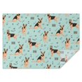 thumbnail image 1 of German Shepherd Dog and Music Rectangle Tablecloth 60"x84",Waterproof Polyester Rectangle Table Cloth, Wipeable Spillproof Polyester Tablecloth for Dining, Camping, Indoor and Outdoor, 1 of 5