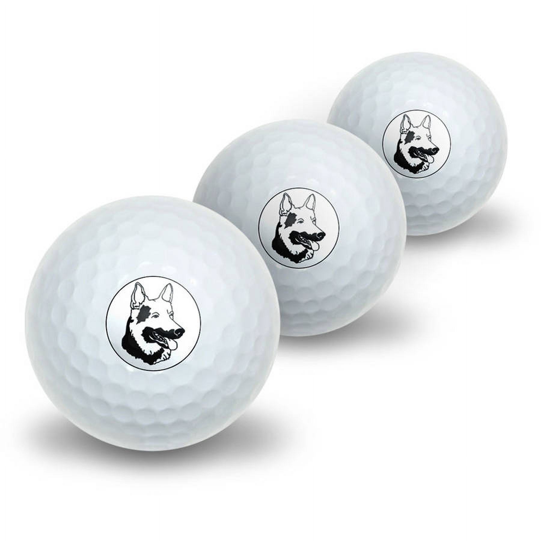 German Shepherd Dog Novelty Golf Balls, 3pk - image 1 of 4