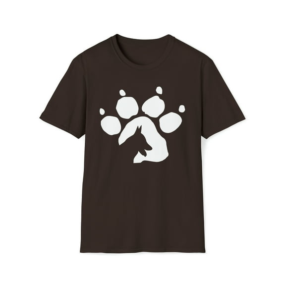 German Shepherd Dog Paw, Gildan Unisex Softstyle Shirt, Graphic Tee, S-3XL