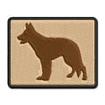 thumbnail image 1 of German Shepherd Dog Solid Applique Multi-Color Embroidered Iron-On Patch - 2.0 Inch Mini, 1 of 5