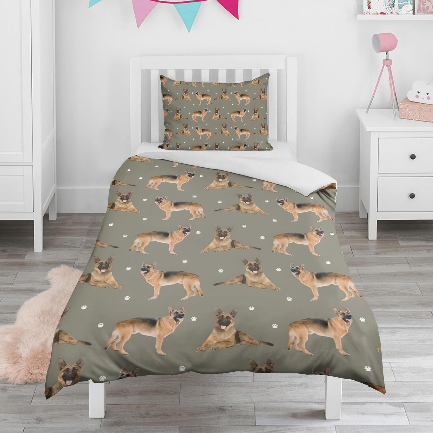 Bulldog Duvet Cover French Bulldogs Bedding Set Twin Polyester Chocolate Puppy Pet Doggy Animal Quilt Cover For Dog Lover Gifts - 15