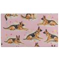 thumbnail image 1 of German Shepherd Door Rugs,Washable Non Slip Door Mats Indoor,Decorative Door Mats,Entry Mat Indoor for Entrance,Bedroom,Kitchen,Bathroom,17"x30", 1 of 6