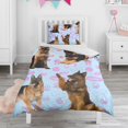 thumbnail image 1 of German Shepherd Duvet Cover and Pillowcase Set for Single Bedding, Bedroom Accessories for Kids Teens, 1 of 5