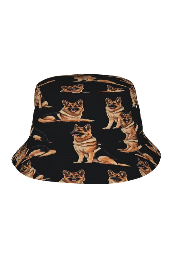 German Shepherd Fisherman's Hat Lightweight and Breathable Sun Hat Suitable for Both Men and Women