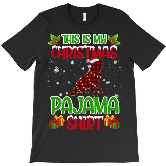 German Shepherd GSD Xmas Dog Lover Themed Cute and Festive Graphic G30331 Unisex T-Shirt, Up to Size 5XL