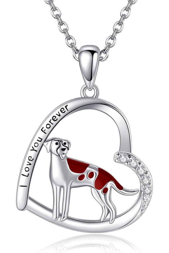 German Shepherd Gifts Sterling Silver Dog Necklace Dog Jewelry German Shepherd Gifts for Women Dogs Lovers
