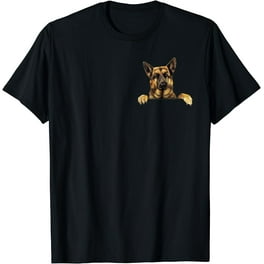 Womens German Shepherd In Pocket T Shirt Funny Dog Lover Gifts Womens German Shepherd In Pocket T Shirt Funny Dog Lover Gifts
