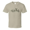 thumbnail image 1 of German Shepherd Heartbeat T-Shirt Loving Dog Owner Canine Novelty Gift Tee Shirt, 1 of 1