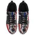 thumbnail image 1 of German Shepherd Honor Serve Protect Running Shoes Sneakers Mesh Black Size 10.5, 1 of 5