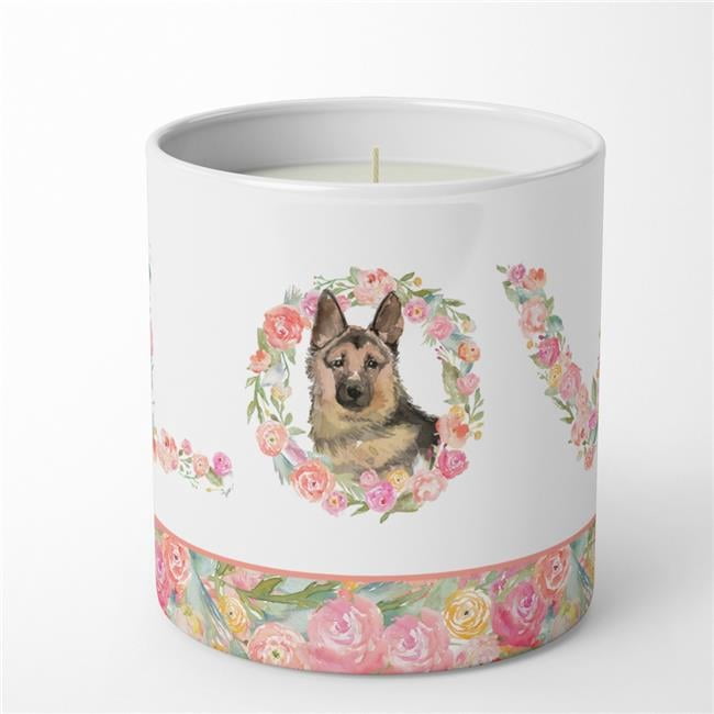 German Shepherd Love 10 oz Decorative Soy Candle