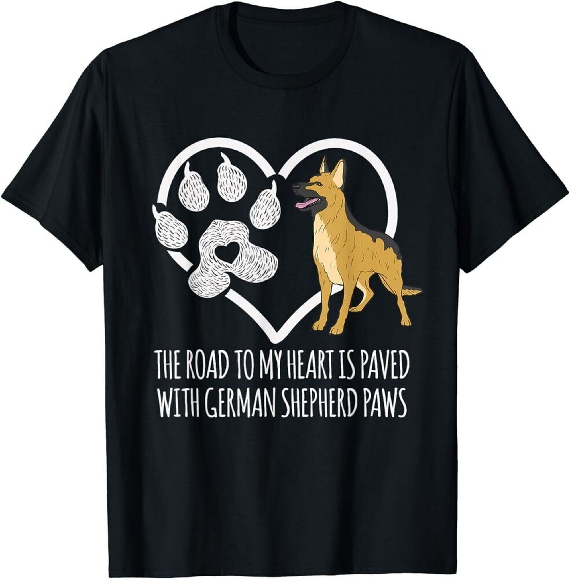 German Shepherd Love Tee: A Must-Have for Dog Enthusiasts - Walmart.com