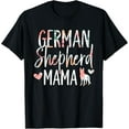 thumbnail image 1 of t-shirtGerman Shepherd Mama Dog Lover for Mom Owner T-Shirt mens t shirt，black，women，funny，misfits，men，journey, 1 of 4