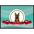 thumbnail image 1 of German Shepherd Merry Christmas Indoor & Outdoor Mat- - 18 x 27 in., 1 of 1